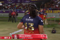 Wicket: Final, Royal Challengers Bengaluru vs Delhi Capitals, WPL 2026: Richa Ghosh Wicket