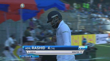 IND vs ENG 2016 - 4th Test, day 2 : Adil Rashid Wicket