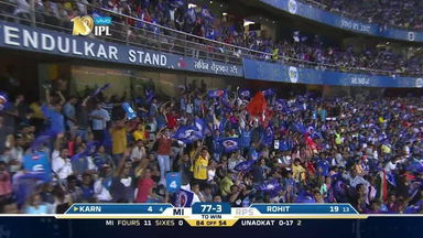 Rohit Sharma pulls off the Lap Shot