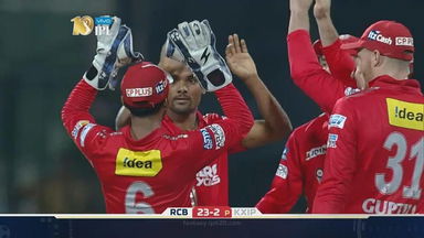 M43: RCB vs KXIP – Fall Of Wickets
