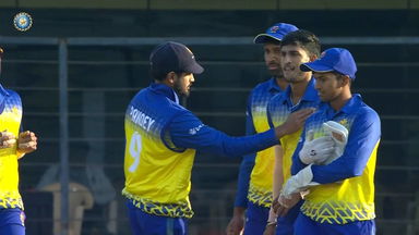 SMAT 2024, Karnataka vs Sikkim: Fall of Wickets