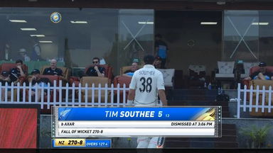 IND vs NZ 2021, 1st Test, Day 3: Tim Southee Wicket