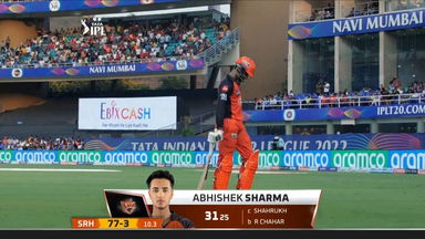 M28: PBKS vs SRH – Abhishek Sharma Wicket