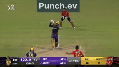 M42: KKR vs PBKS – Sunil Narine Six