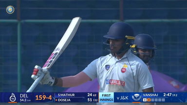 Ranji Trophy 2025-26, Delhi vs J&K: Ayush Doseja's composed knock of 65(146)