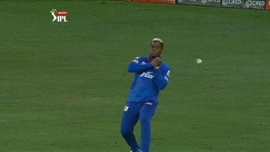 Hetmyer drops Faf du Plessis twice