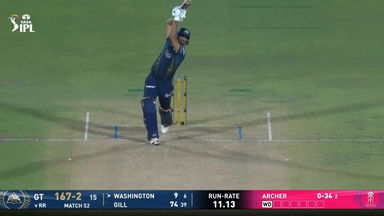 IPL 2026 M52: RR vs GT - Washington Sundar Six