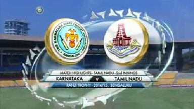 Ranji Trophy 2014-15: KSCA v TNCA, Tamil Nadu 2nd Innings Highlights