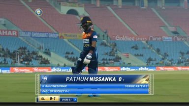 IND vs SL 2022, 1ST T20I: Pathum Nissanka Wicket