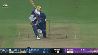 IPL 2026 M25: GT vs KKR - Sai Sudharsan Six