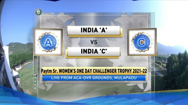 Senior Womens Cricket Challenger Trophy 2021-22, IND A v IND C: Match Highlights