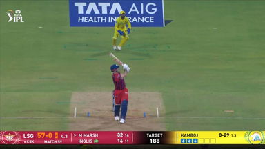 IPL 2026 M59: LSG vs CSK - Mitchell Marsh Six
