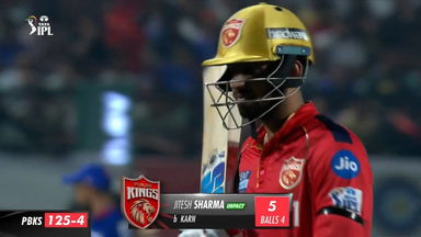 M58: PBKS vs RCB  – Jitesh Sharma Wicket