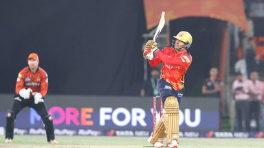 Smacked! Priyansh welcomes Cummins with a huge six