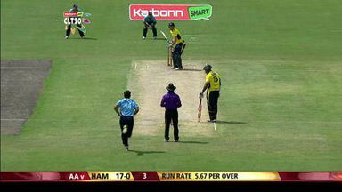 Q3: AA vs HAM –  James Vince six