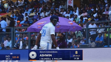 IND vs NZ 2024, 3rd Test: Ravichandran Ashwin Wicket