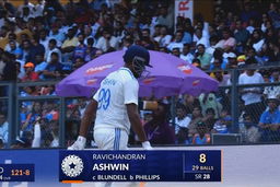 IND vs NZ 2024, 3rd Test: Ravichandran Ashwin Wicket