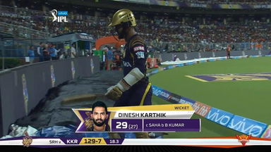 M10: KKR vs SRH – Dinesh Karthik Wicket