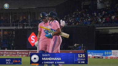 IND-W vs AUS-W 2025, 3rd ODI: Smriti Mandhana Wicket