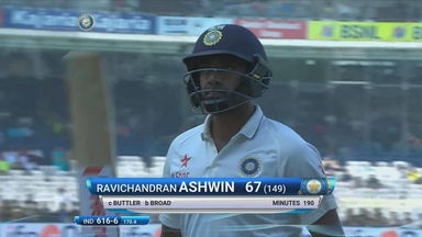 IND vs ENG 2016 - 5th Test day 4 : Ravichandran Ashwin Wicket