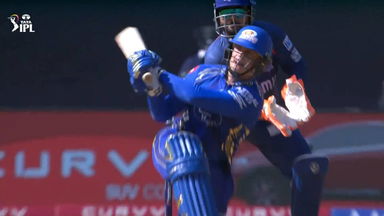 IPL 2025 M45: MI vs LSG - Ryan Rickelton Six