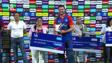 M50: DC vs RCB – Visit Saudi Beyond the Boundaries Longest 6 of the Match – Rilee Rossouw