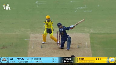 IPL 2025 M67: GT vs CSK - Rashid Khan Six
