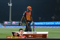 M52: RCB vs SRH – Priyam Garg Wicket