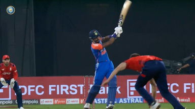 Massive: Hardik Pandya hammers 91m Maximum