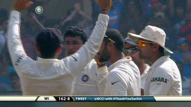 Ind v WI, 2013, 2nd Test: Pragyan Ojha's 5/40, 1st inn