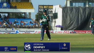 IND-W vs IRE-W 2025, 3rd ODI: Georgina Dempsey Wicket