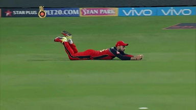 Superman Virat's flying catch