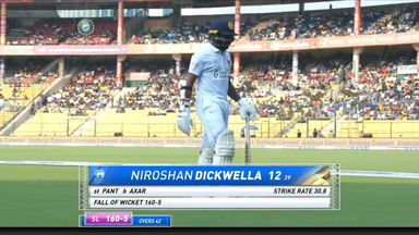 IND vs SL 2022, 2nd Test, Day 3: Niroshan Dickwella Wicket