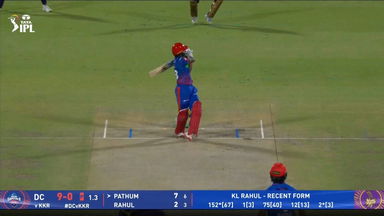 IPL 2026 M51: DC vs KKR - Pathum Nissanka Six