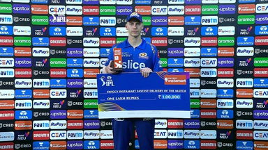 M33: MI vs CSK – Swiggy Instamart fastest Delivery of the Match  – Riley Meredith