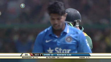1ST ODI: IND vs SA – AB de Villiers Six
