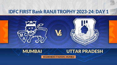 Ranji Trophy  2023/24, Mumbai vs Uttar Pradesh, Day 1: Match Highlights