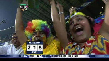 M23: KKR vs CSK –  Suresh Raina Six