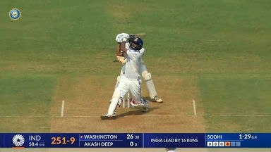 IND vs NZ 2024, 3rd Test: Washington Sundar Six