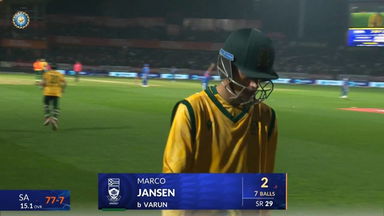 IND vs SA 2025, 3rd T20I: Marco Jansen Wicket