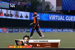 M28: RR vs SRH – Vijay Shankar Wicket