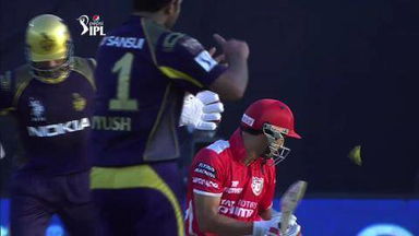 M34: KXIP vs KKR –   Rishi Dhawan Wicket