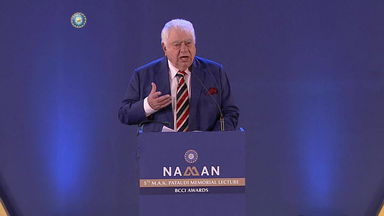 Farokh Engineer delivers the 5th MAK Pataudi Memorial Lecture
