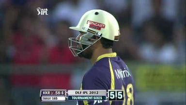 Match 7 RR vs KKR – Pathan's Six