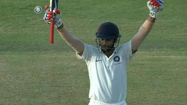 Duleep Trophy 2016-17: Ind Blue vs Ind Green - Mayank Agarwal 161 (218)