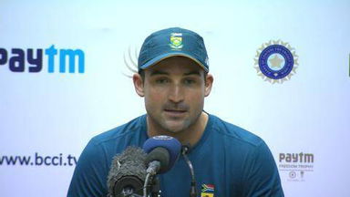 1st Test,  Day 1: IND vs SA : Press Conference - Dean Elgar