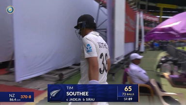 IND vs NZ 2024, 1ST Test: Tim Southee Wicket