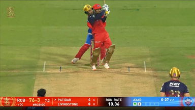 IPL 2025 M24: RCB vs DC - Rajat Patidar Six