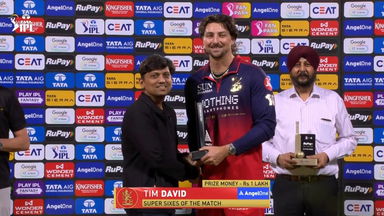 IPL 2026 M11: RCB vs CSK - Angel One Super Sixes of the Match - Tim David