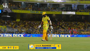 IPL 2025 M43: CSK vs SRH - Shaik Rasheed Wicket